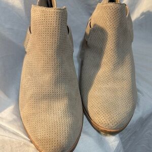 Dolce vita Women's Suede Ankle Boots - Tan